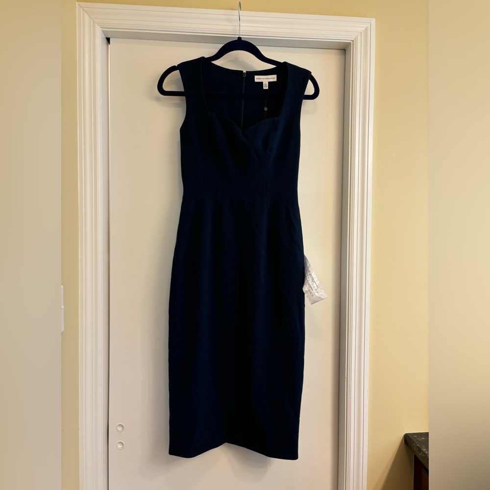 Dress the Population Navy Dress